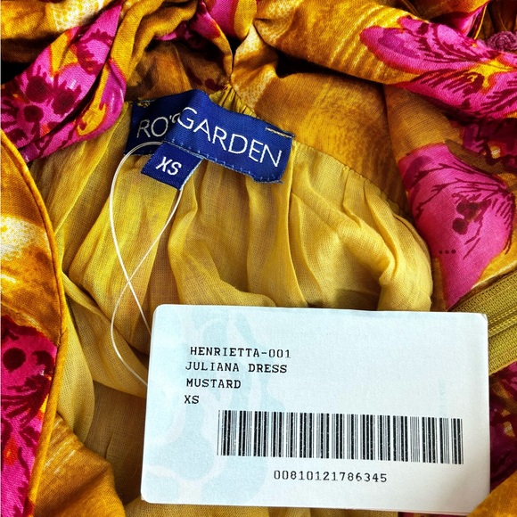 Ro’s Garden Henrietta Dress in Mustard Yellow - Picture 9 of 9